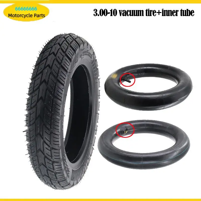 Durable 14 Inch 3.00-10 Explosion-Proof Motorcycle Tire Featuring Advanced Vacuum Tubeless Technology