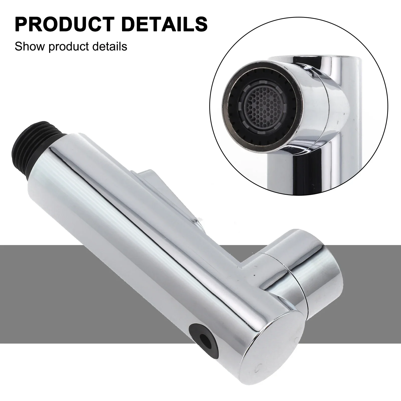 1pcs Kitchen Faucet Sprayer Head Nozzle Pull Out Spout Shower Bathroom Sink Tap 12*3 Cm Standard Connection G1/2 Sprayer Head