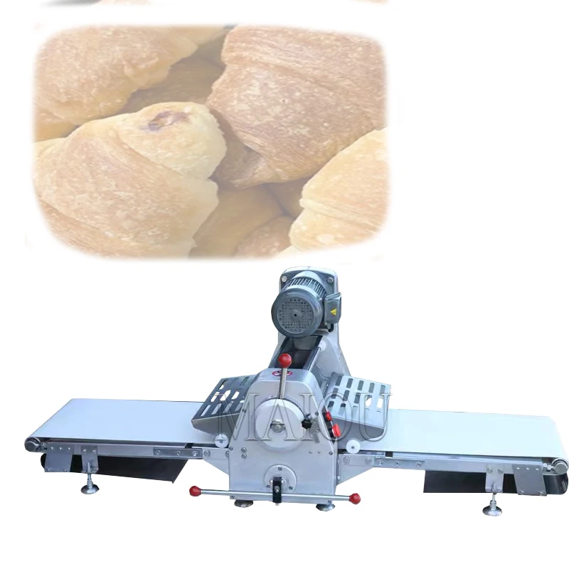 Table Top Electric Dough Sheeter Roller Croissant Bread Dough Sheeting Shortening Machine for Pie