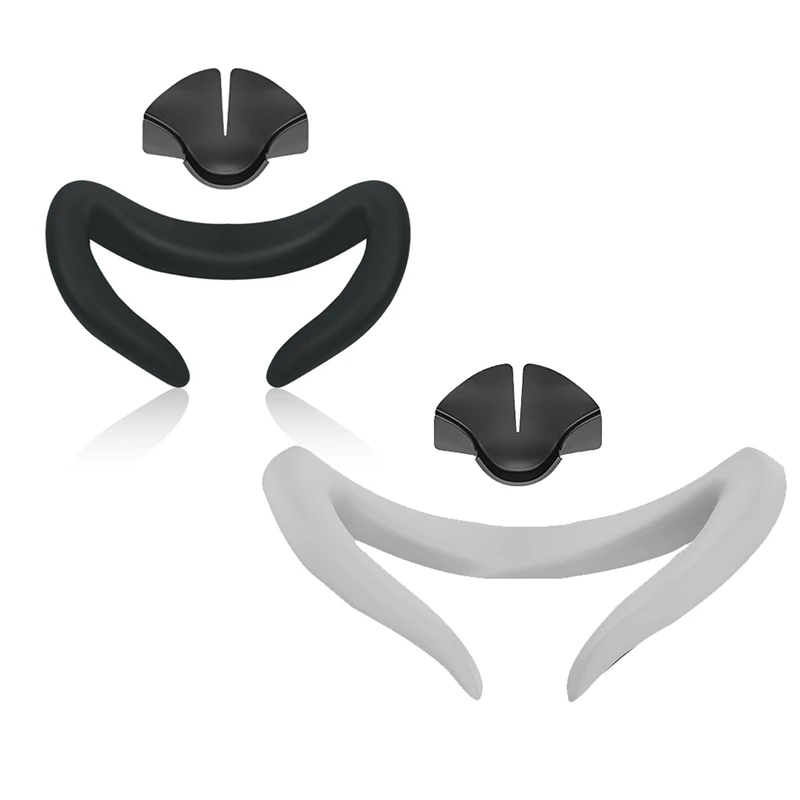 Silicone Mask Cover Face Cover+Silicone Nose Pad For Meta Quest 3 Face Cushion Protective Cover For Oculus Quest 3