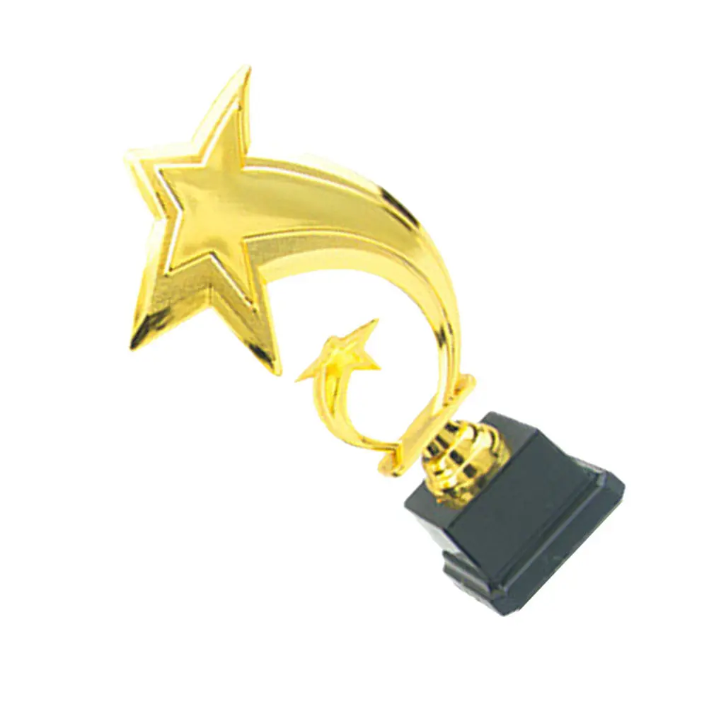 Plastic Base Star Trophy 20Cm Creative Ideal for Sports Match Game Awards School Competitions Players Prize