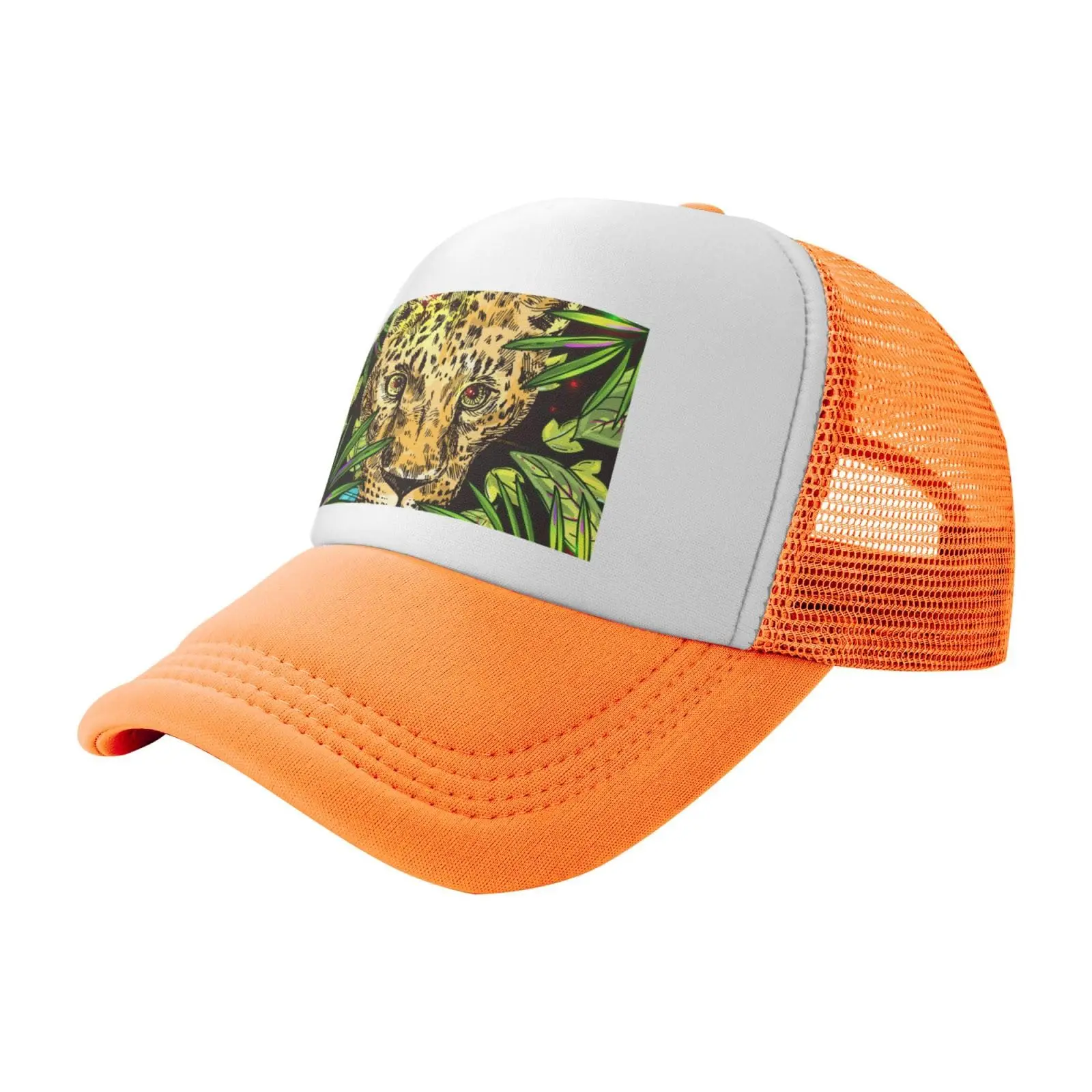 Tropical Animal Mesh Baseball Cap Sun Visor Hat Womens Men,Sun Hats Sport Cap Trucker Hat