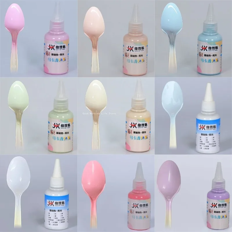 60ml Basic Color Scheme Pre-Mixed Oily Model Paint DIY Hand-Drawn Plastic Resin Model Accessories Base Color Application Paint