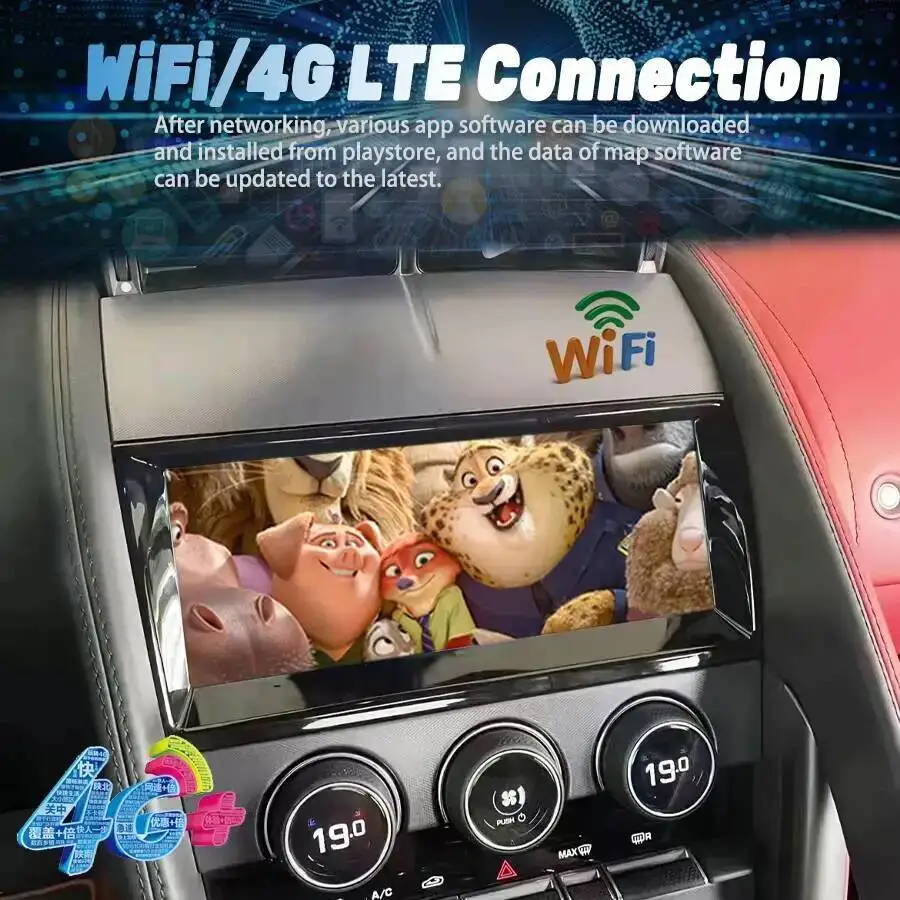 H Carplay For Jaguar F-TYPE 2013-2019 Android Screen GPS Navigation Auto Stereo Multimedia Video Player Car Radio Head Unit 10