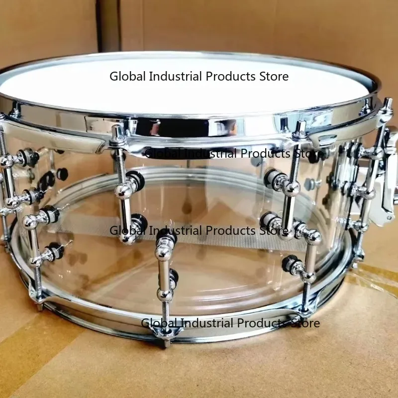 Clear Utility 8/10/12/14x 5.5 Durable Acrylic Snare Drum
