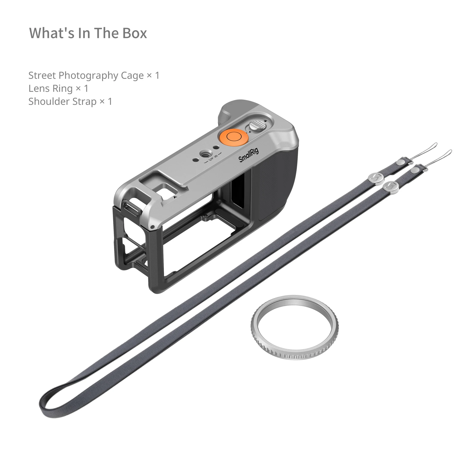 SmallRig Action 6 speciale straatfotografiekooi voor DJI OSMO Action 6 alles-in-één handgreepset met schouderriem -5891