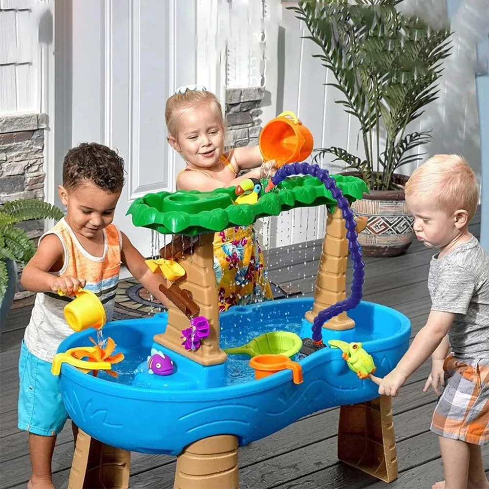 Automatic Water Supply Accessories Water Table for Toddlers Powerful Pump for Water Play Table Summer Outdoor Splash Table Toys