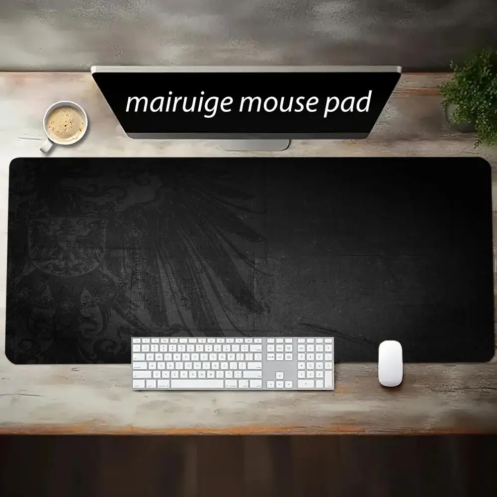 Knight Crest Eagle Mouse Pad Large Computer Office Game Table Mats XXL Rubber Anti-slip Gaming Keyboard Mousepads Long Desk Pads