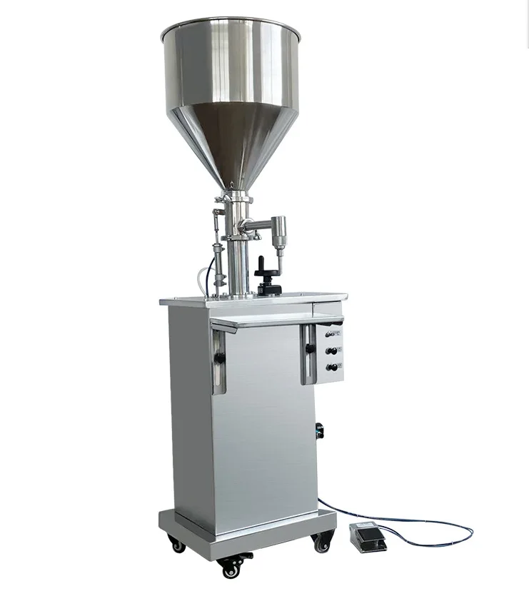 آلة تعبئة كمية عمودية نقية غير مشحونة، آلة تعبئة معجون مستحضرات التجميل والجل والكحول السائل