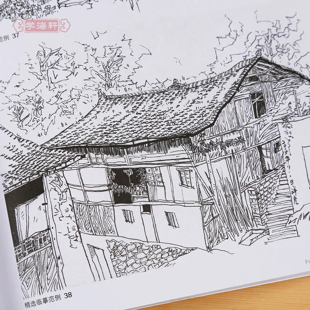 Landscape Sketch Tutorial Zero Based Zhao Jinjie Students Adult Self Study Pencil Pen Copy Painting Art