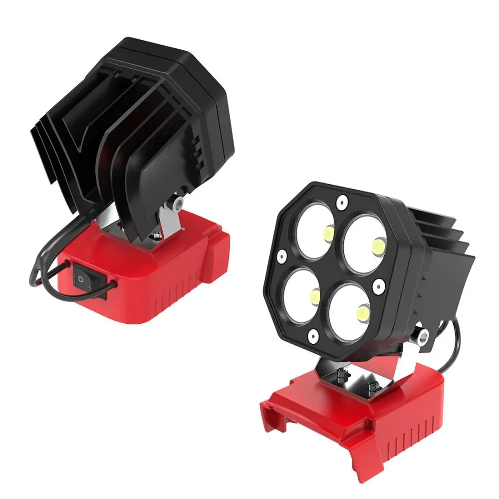 Bright 40W portable LED work light durable waterproof M18 compatible work light ABS-V0 grade flame retardant material