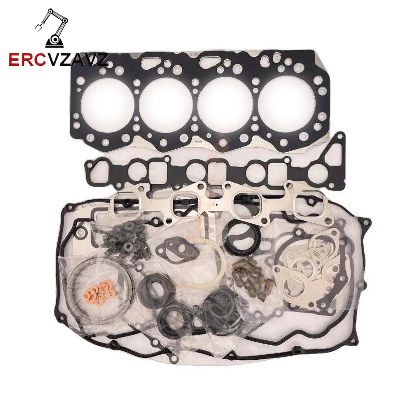 

4JJ1 Engine Cylinder Full Gasket Kit Overhaul Kit Fit for JCB Sany Case Hitachi John Deere Isuzu Sumitomo Excavator