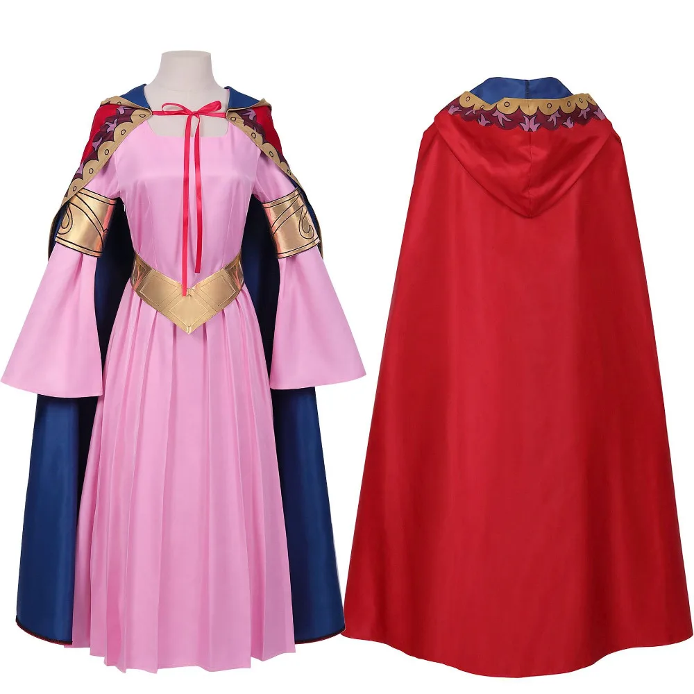 Disfraz de Hancock de Anime para mujer, conjunto completo de vestido rosa, uniforme, ropa de actuación para fiesta de carnaval, Halloween, juego de rol