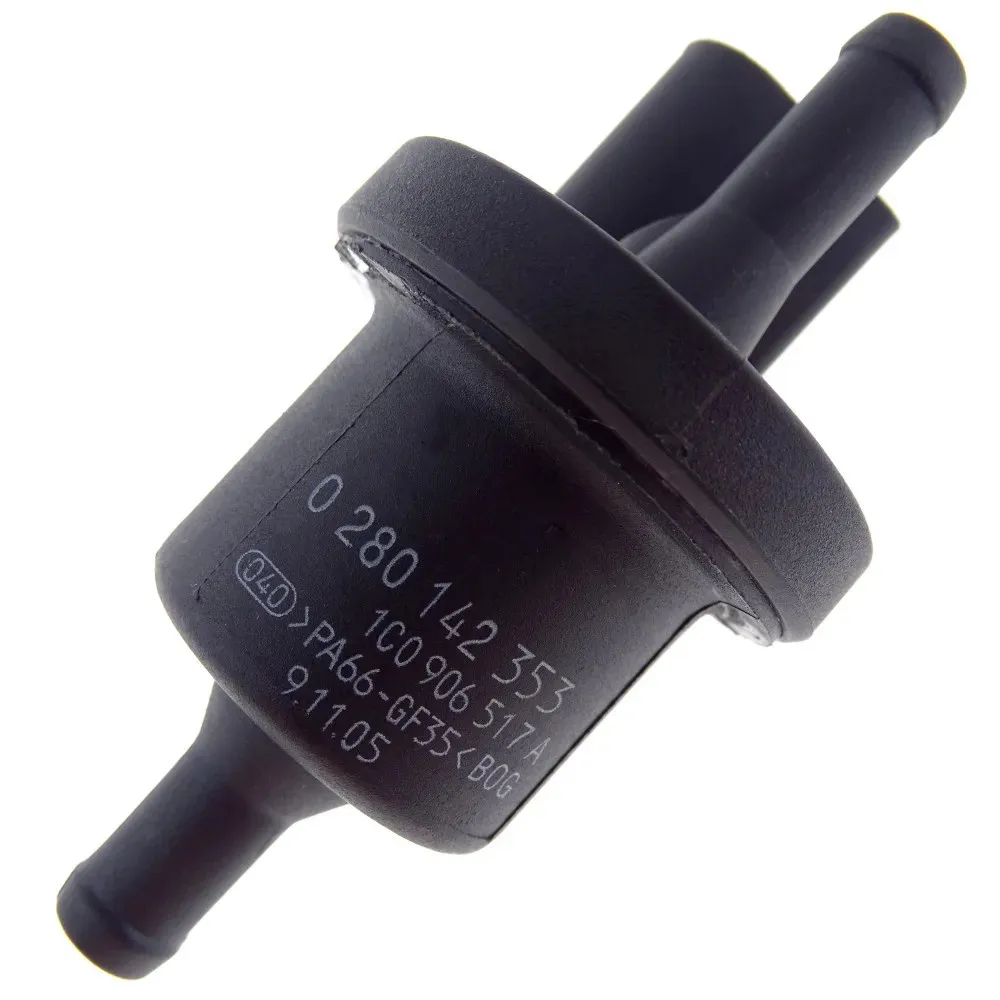 1C0906517A Zawór elektromagnetyczny odpowietrzania pochłaniacza par paliwa z węglem aktywnym do Passata B5, Golfa MK4 5 6, Bory, Jetty, Beetle, A1, A4, S3, TT