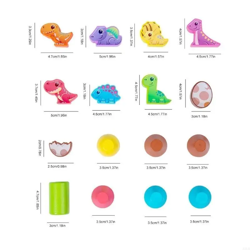 Brinquedo empilhamento dinossauros desenho animado para criança Balanço BOBLO TODO A2UB