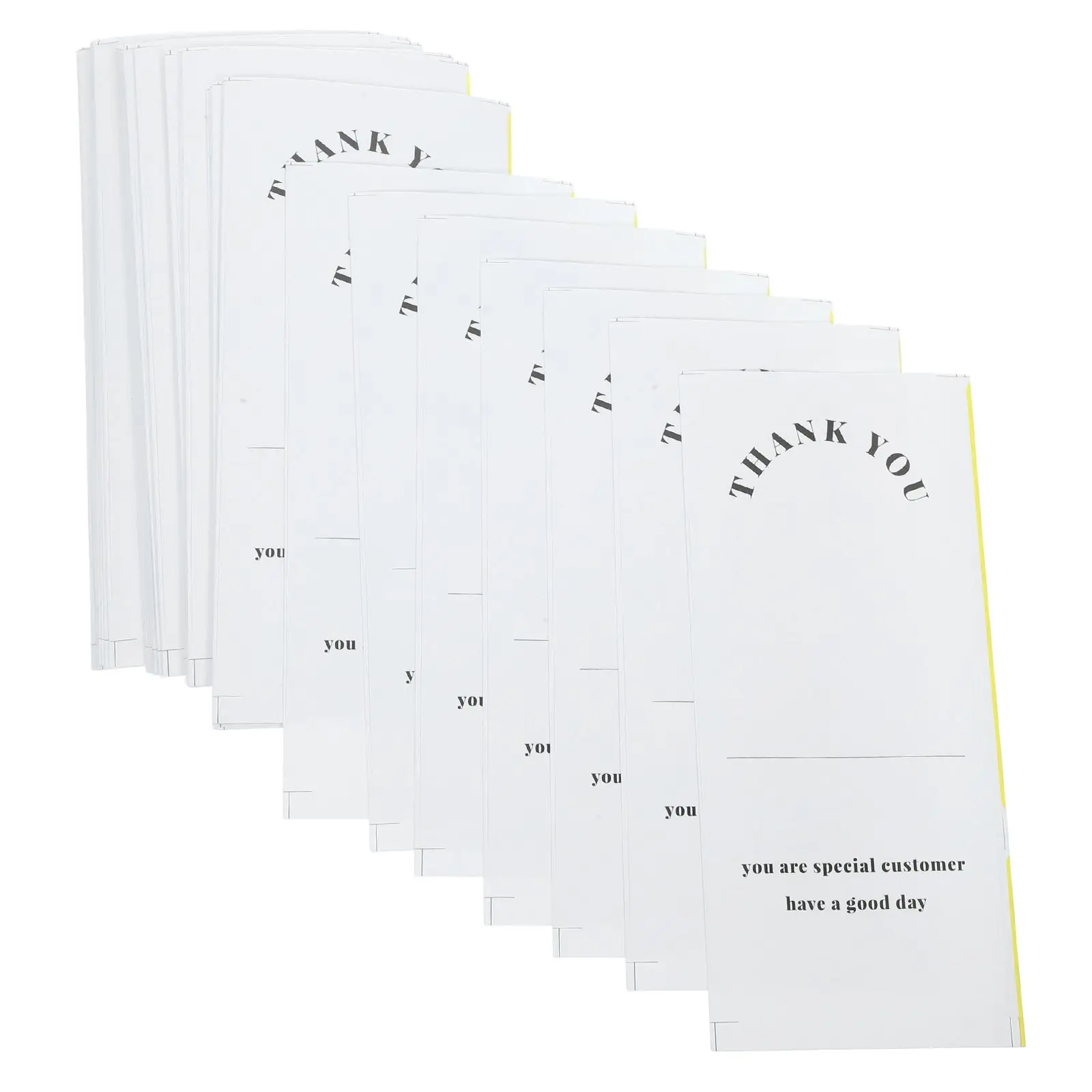 

50Pcs Thank You Stickers Self Adhesive Sealing Labels for Gift Wrapping Small Business Decor Elegant Design Long Lasting