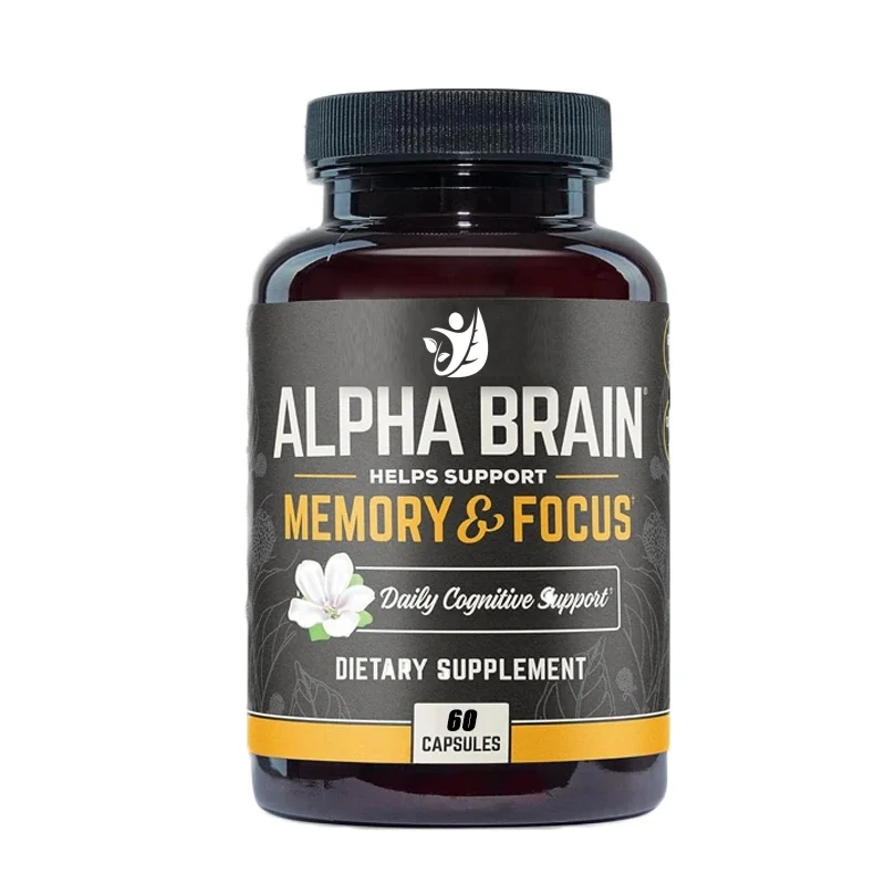 Brain60 High-quality Puzzle Brain Supplements - , Concentration, And Memory - Gpc,l-theanine, And Purslane