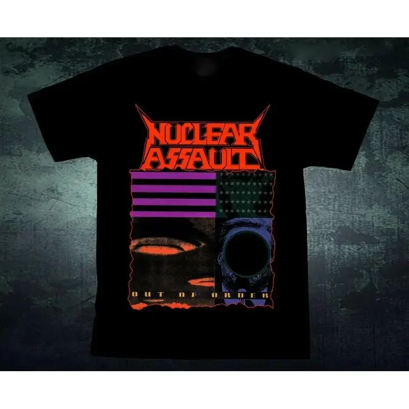 Vintage Nuclear Assault Out Of Order Cotton Full Size Black S 4XL T Shirt MM1271