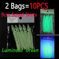 2 bolsas de color verde lumo