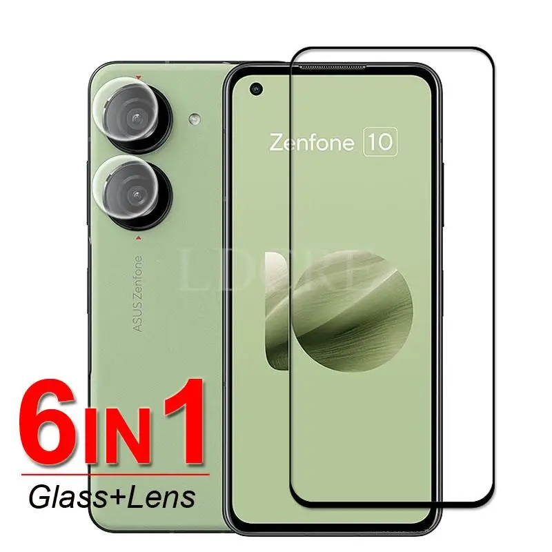 For Asus Zenfone 10 Glass For Asus Zenfone 10 9 8 Tempered Glass Screen Protector Film Lens Protector Film Asus Zenfone 10 Glass