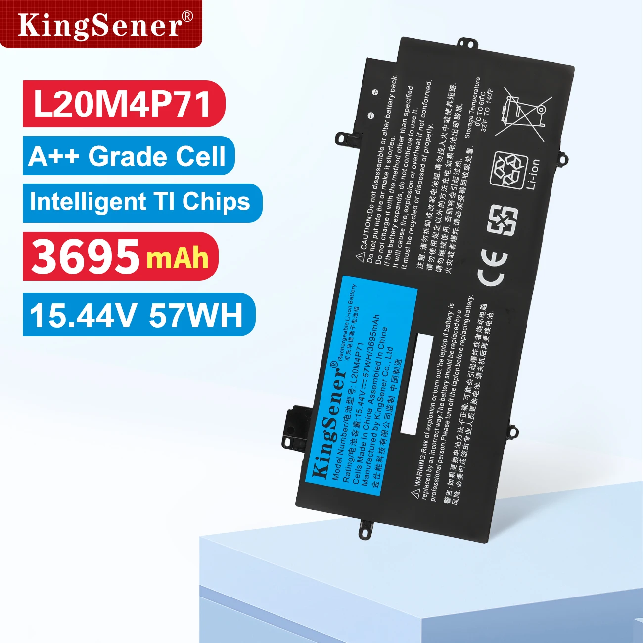 

KingSener L20C4P71 L20M4P71 Battery For Lenovo ThinkPad X1 Carbon Gen 9 10 X1 Yoga 6th 7th Gen 6 7 Series L20D4P71 L20L4P71