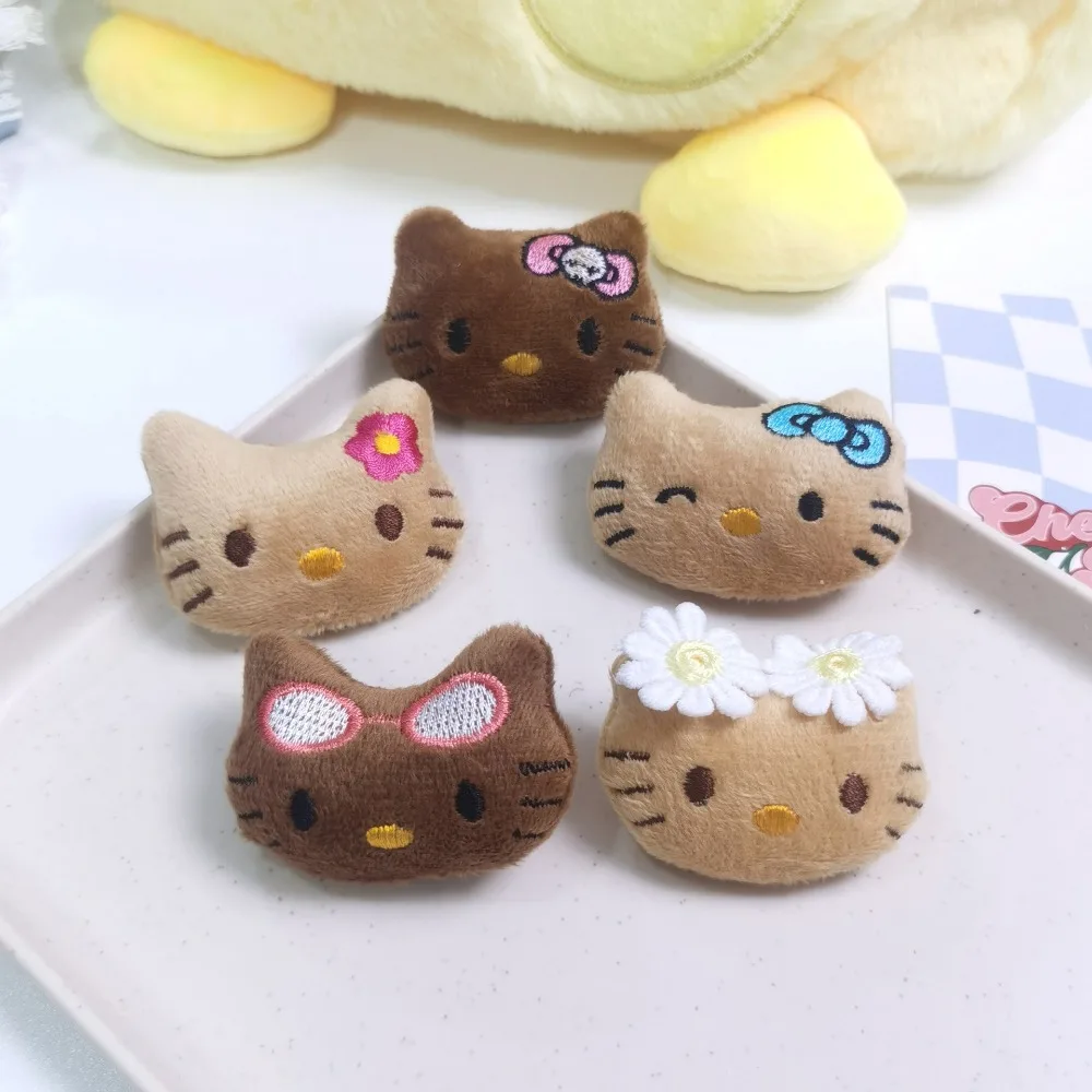 Kawaii Plush Doll HelloKitty Keychain Cartoon Pendant Anime Kt Cat Backpack Creative Keyring Decoration Girl Cute Toy Gifts