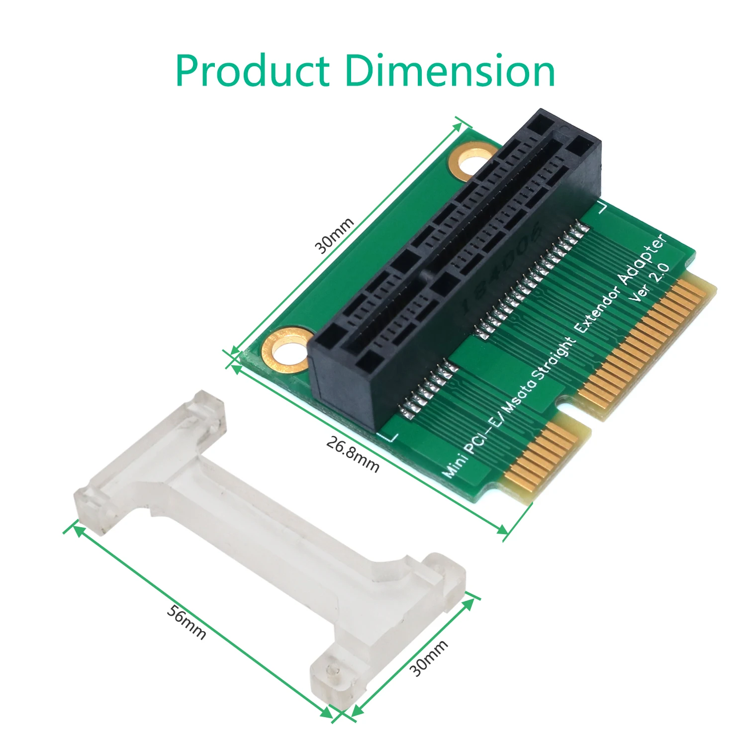 

Мини-адаптер PCI-E/mSATA (вертикальная установка) для карт 3G/4G, WWAN LTE, GPS и MSATA