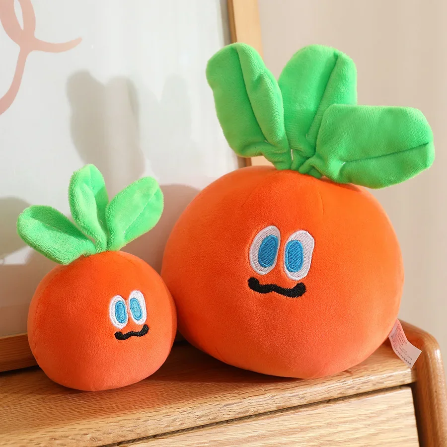 Simulazione Cartoon Carota Peluche Bambola Carota Peluche Kawaii Peluche Carota Zaino Portachiavi Ciondolo Decorazioni per la casa