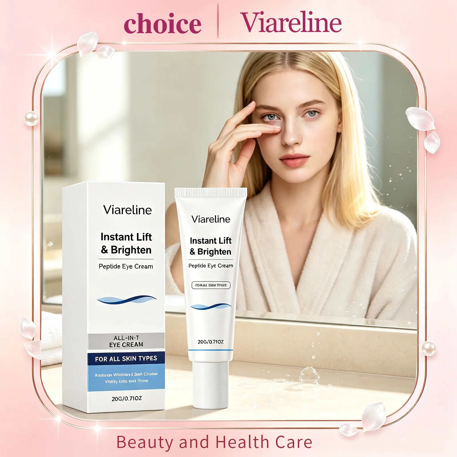 Eye Cream Peptide - بلسم فياريلين للعين مضاد للتجاعيد، كريم