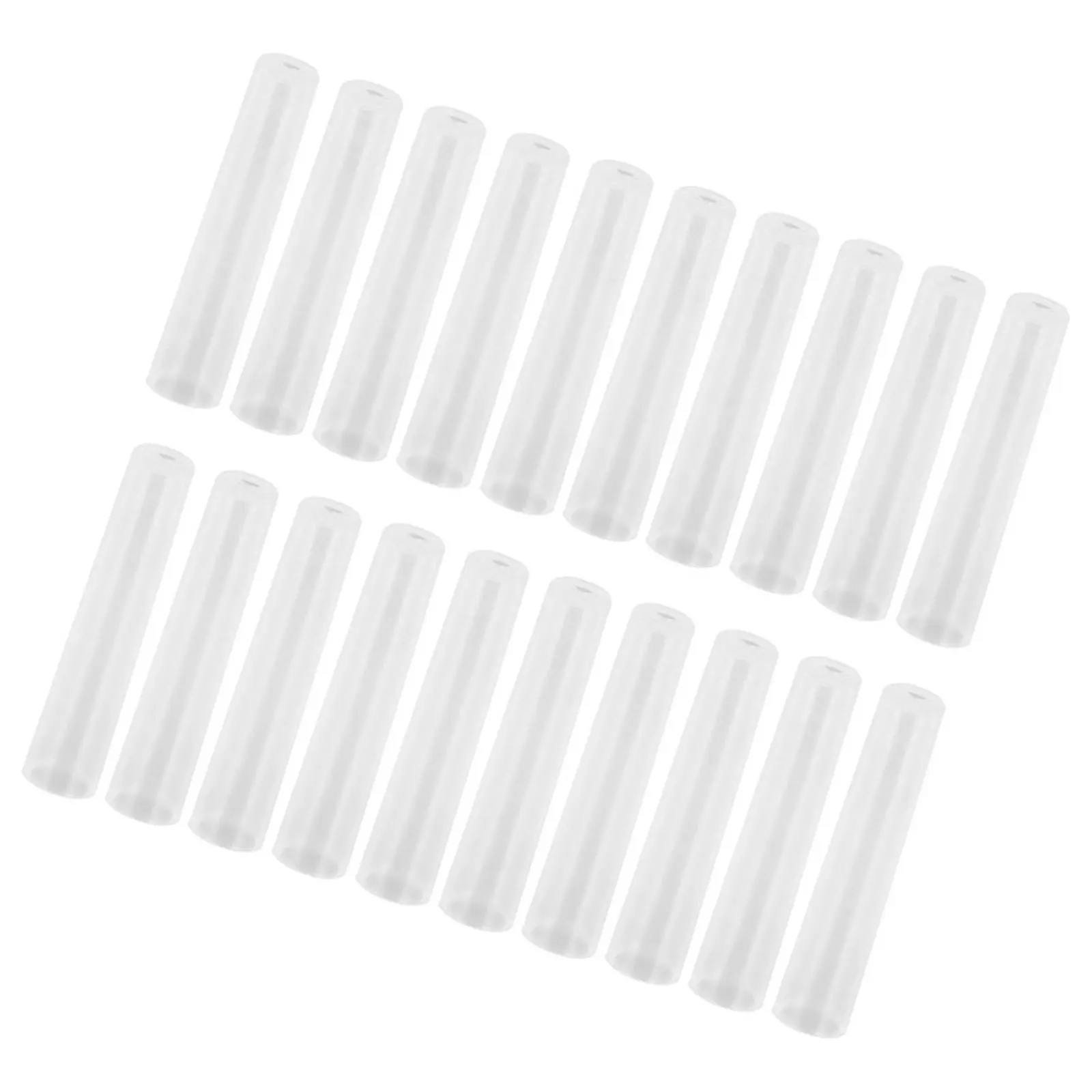 

100Pcs Pencil Extender for Artists Clear Plastic Tip Protector Cap Extended Usability Comfortable Grip for Short Pencils