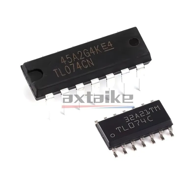 10PCS TL074 SOP-14 DIP-14 TL074CN TL074CDR TL074IDR TL074C TL074I SMD Low-Noise FET-Input Operationsverstärker IC