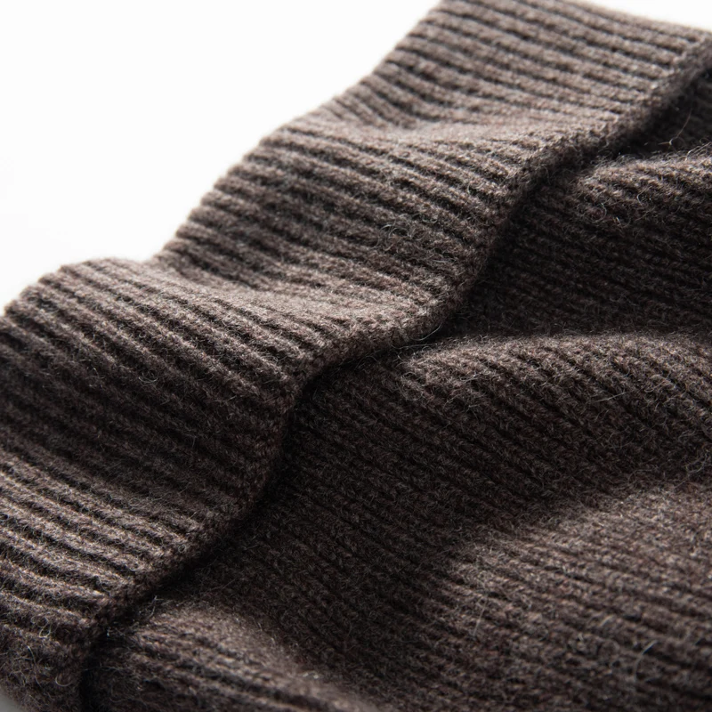 MERRILAMB Hochwertige Strickmütze aus 100 % Kaschmir für Damen und Herren, lässige Beanie-Mütze, Wintermütze, weich, warm, Kaschmir-Kappen, Unisex – Detail 22