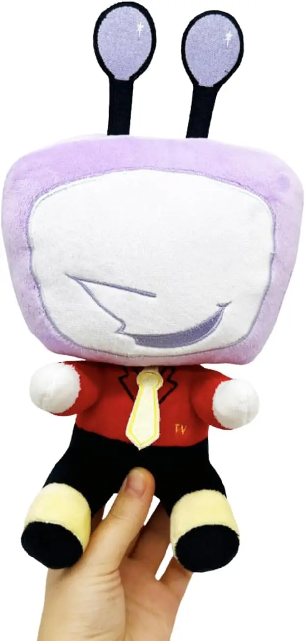 Deltarune knuffel, gevulde pop zachte pluche figuur, collectible game room decor, paars rood geel pluche, cadeau voor gamers en fans