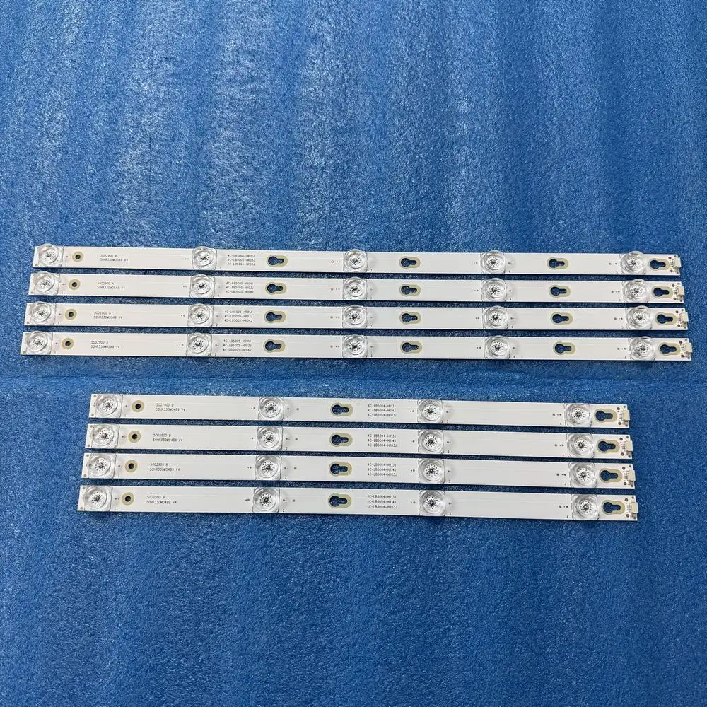 8 шт./компл. светодиодная лента для TCL 50P62US 50E17US 50P20US 50D2900 A B 50HR330M05A9 50HR330M04B9 V4 4C-LB5005 LB5004-HR13J HR03J 8 шт./компл. светодиодная лента для TCL 50P62US 50E17US 50P20US 50D2900 A B 50HR330M05A9 50HR330M04B9 V4 4C-LB5005 LB5004-HR13J HR03J