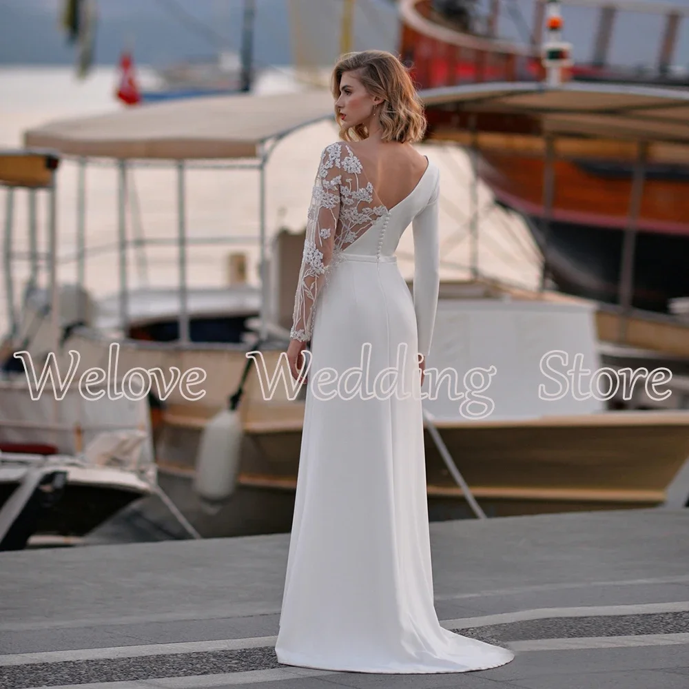 Sexy Illusion Shine Guest Wedding Dresses V Neck Floor Length Glitter Bridal Gown For Woman Lace Up Vestidos De Novia A Line