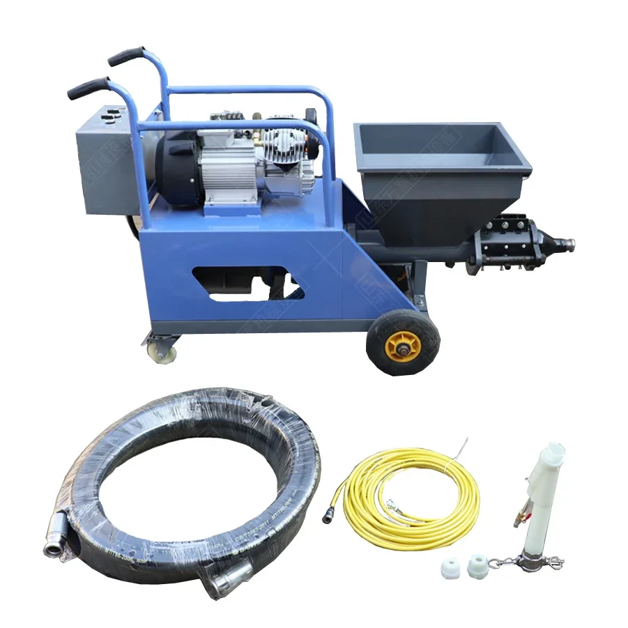 

Cement Mixing Pumping Screed Grouting Mortar Spraying Wall Plastering Rendering Machine