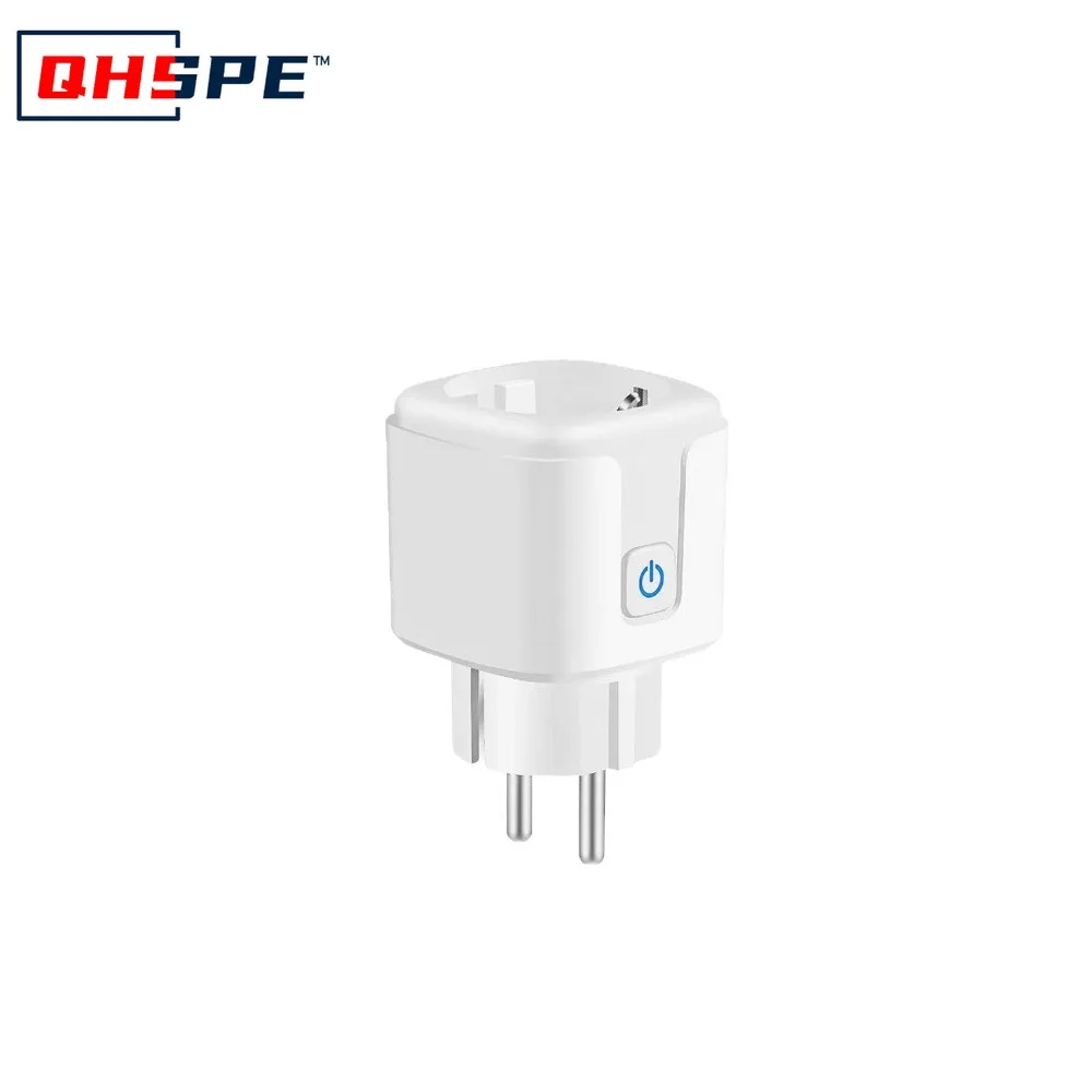 

Умная розетка Tuya WiFi: безопасная, надежная и простая для домашнего использования (16 А/20 А) с измерением мощности, дистанционным управлением через мобильное приложение, вилка европейского стандарта