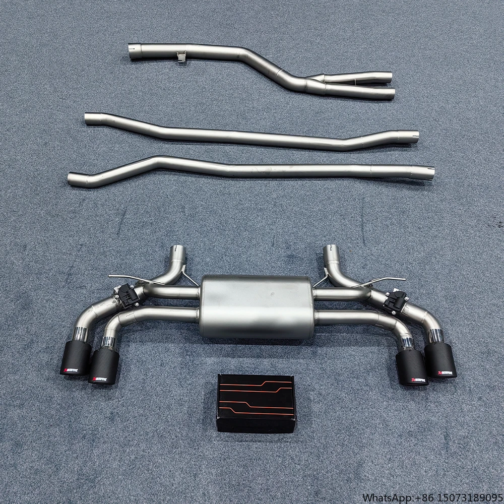 

Высококачественная выхлопная система Valvetronic из нержавеющей стали SS304 для B58 540 G30 3.0T с клапаном, глушителем и насадками Catback