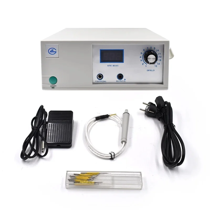 Newest High Frequency Electricity Knife Multifunction Pedal Control Teeth Electrocautery Treatment Machine for Clinical