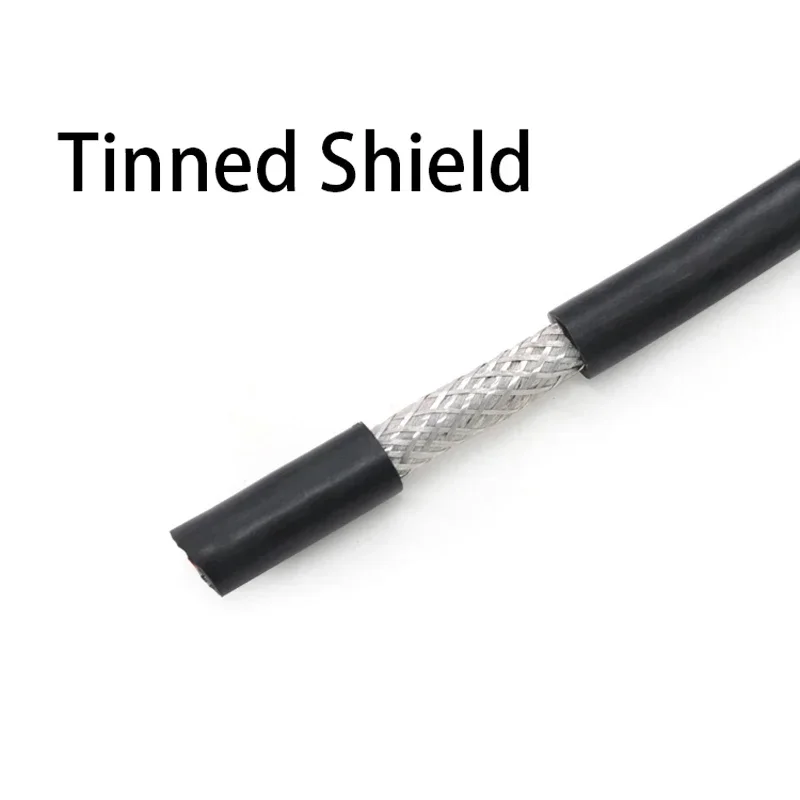 1M Sq 0.3 0.5 0.75 1 1.5 2 2.5mm Soft Silicone Rubber Shielded Cable 2 3 4 6Core Insulated Flexible Copper High Temperature Wire