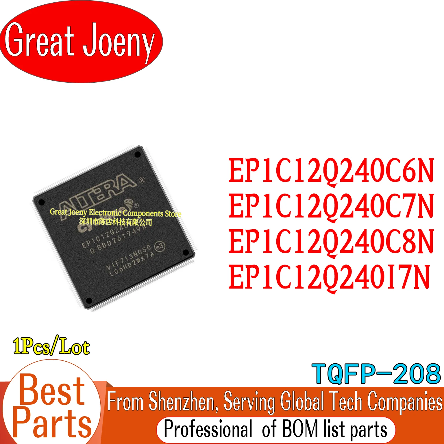 

EP1C12Q240 EP1C12Q240C6N EP1C12Q240C7N EP1C12Q240C8N EP1C12Q240I7N EP1C12Q IC Chipset MQFP-240