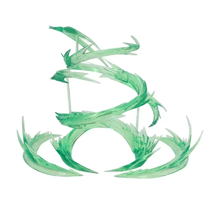 Op voorraad Wervelwind Vlam Ijs Speciale effecten Model Ornament Speelgoed Beweegbare figuur Luffy DIY Accessoires Standbasis Wind Bevroren