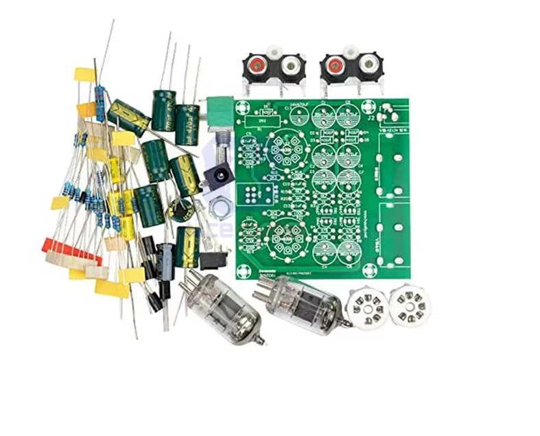 Tube Amplifier Audio Board Amplifier Pre-Amp Audio Mixer 6J2 Valve Preamp Bile Buffer