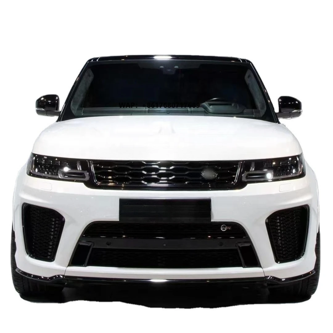 Full Body Kit for Range Rover Sport 14-17 Facelift 18-22 SVR Body Kit Car Bumper Headlamp Taillight Exhaust Diffuser