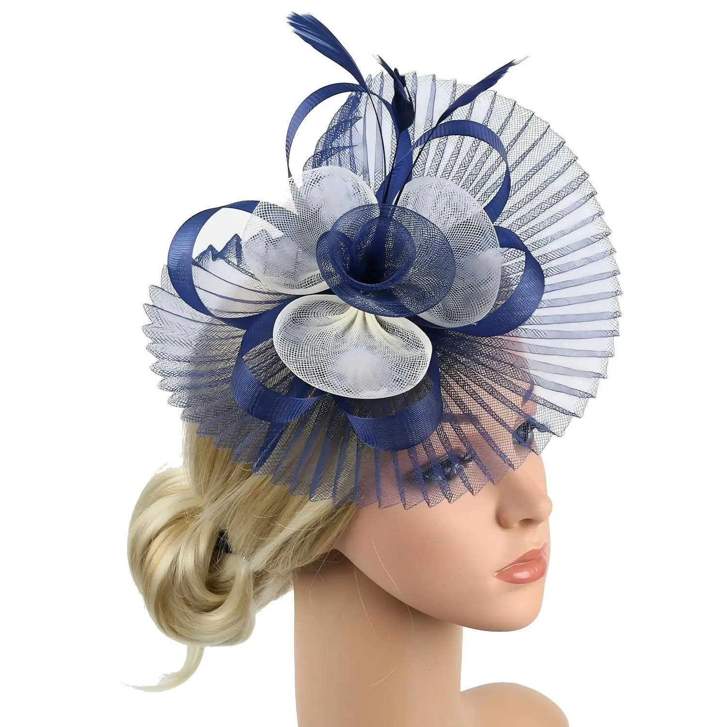 

Элегантный головной убор-волшебник для женщин, коктейльная чаепитие, шляпа дерби в Кентукки, свадебные аксессуары для волос, повязка на голову с цветком и церковой повязкой