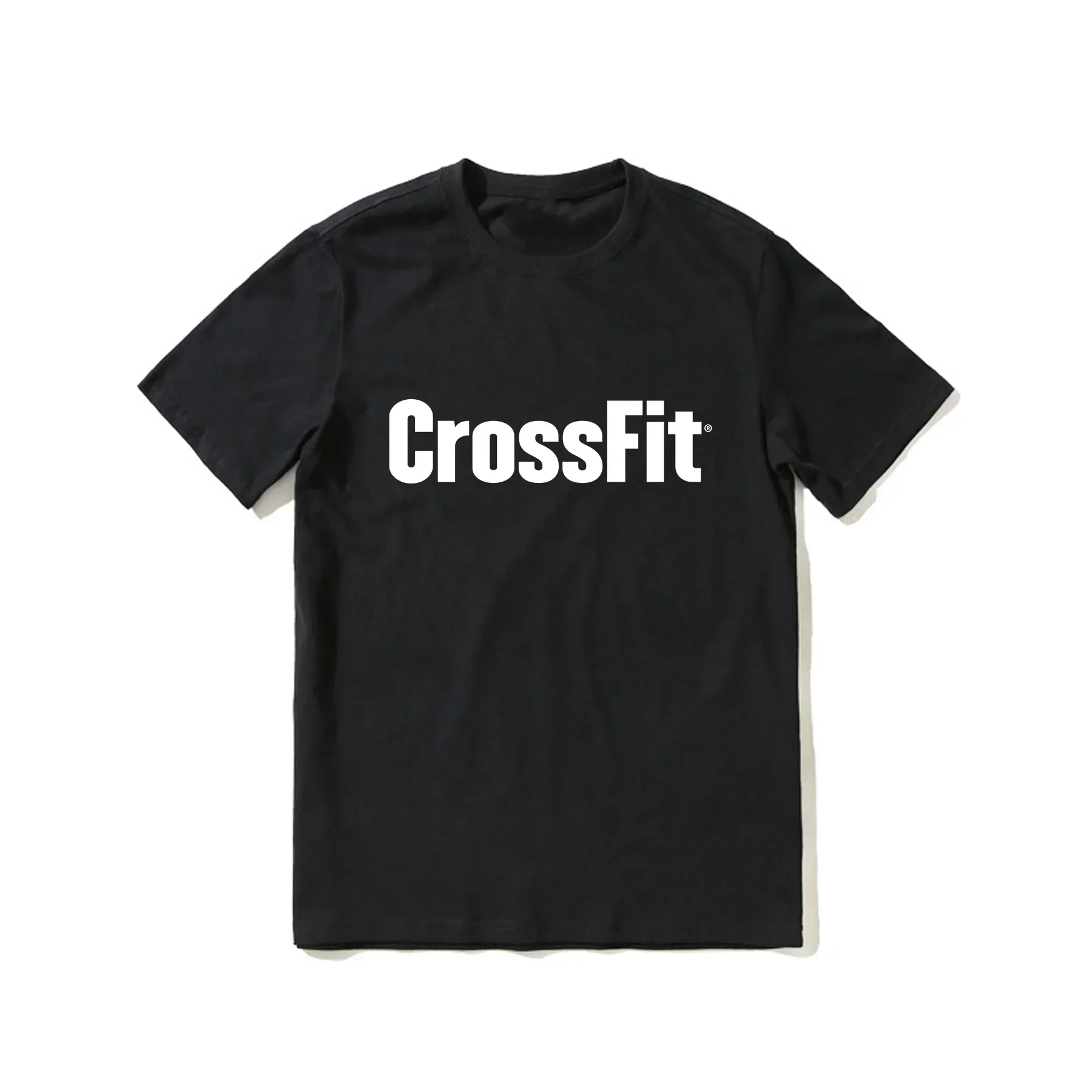 

2025 Hot Sale Summer 100% Cotton CrossFit To Declare Fittest Black T Shirt Men Short Sleeves Cool Tee Hip Hop Streetwear T-shirt
