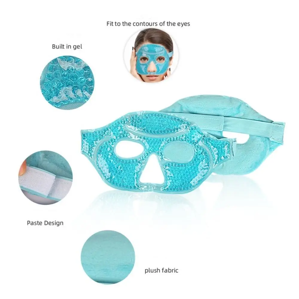 PVC Ice Gel Face Masks Reuseable Cooling Eyes Care Relaxation Relieve Fatigue Cold Relieve Facial Edema Beauty Skin Care