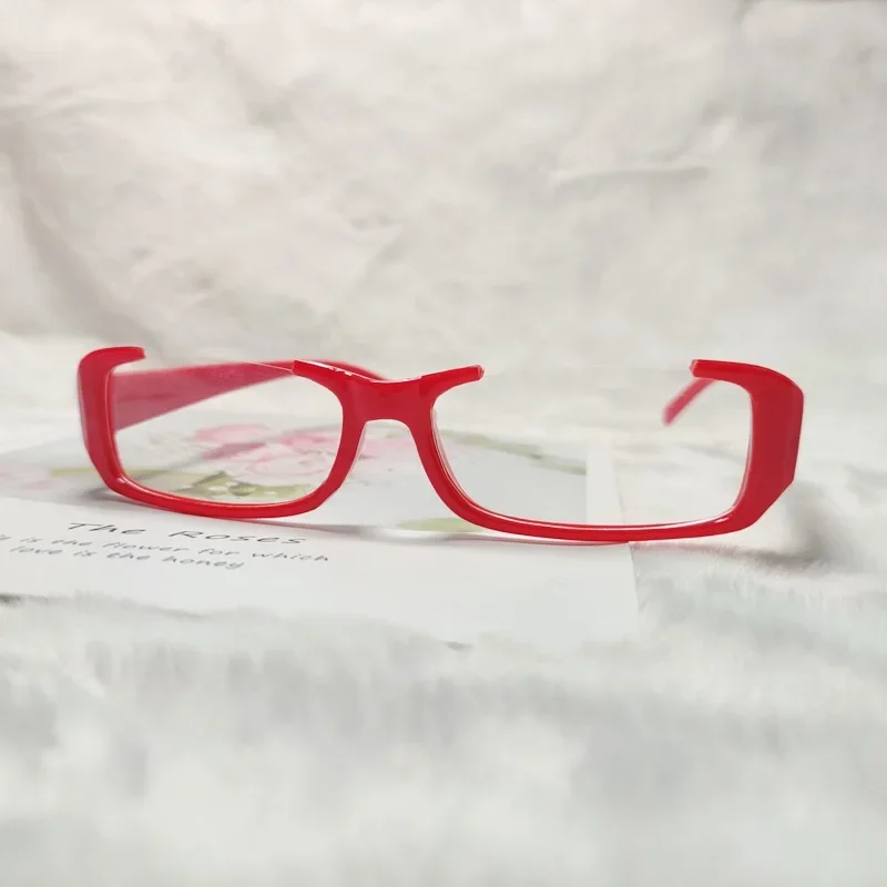نظارات بلاستيكية أنيمي كوسبلاي ، إكسسوارات نظارات حمراء ، دعامة الهالوين ، هدية الدعامة ، Puella Magi Mado Akemi omura Kamishiro ، Rize ،