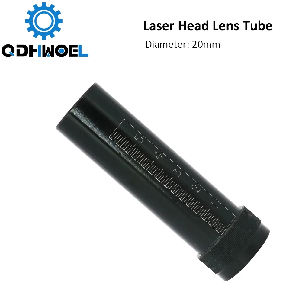 QDHWOEL  CO2 Laser Head Lens Tube O.D.25 Tube for D20 F50.8 Lens for CO2 Laser Cutting Engraving Machine
