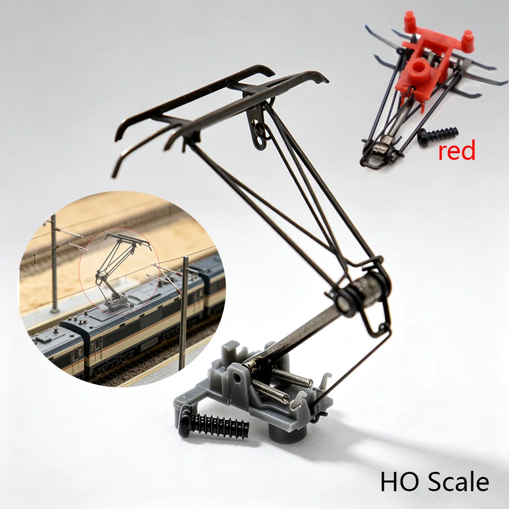 HO Train Model Arm Bow Pantograph 1:87 Electric Train Antenna Pantograph Arm Bow Accessories 1Pcs